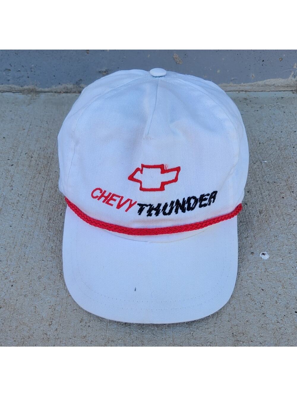 Vintage Chevy Thunder Snapback Hat Cap 90s 0S